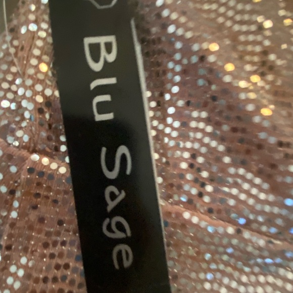 Nwt pink metallic dress - Picture 4 of 5